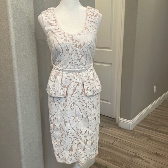 BCBG Lace/Crochet Etna MIDI Woman’s Dress - Picture 1 of 5